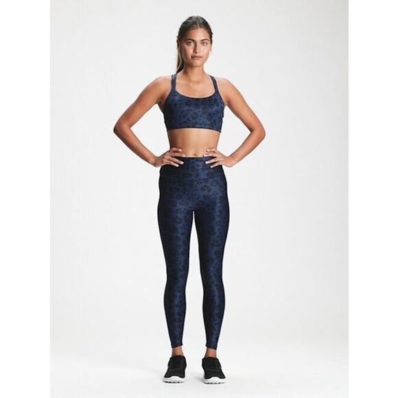 Gapfit Small High Rise Leggings Eclipse Leopard - Picture 3 of 6